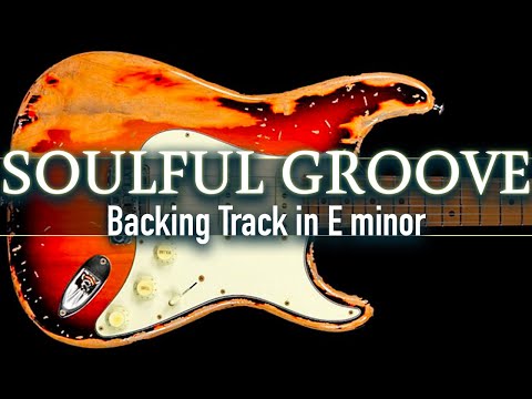 Soulful Bluesy Groove Backing Track in E minor | SZBT 1070