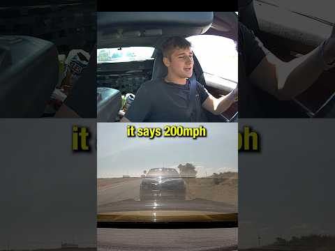 Cop asks how fast it goes
