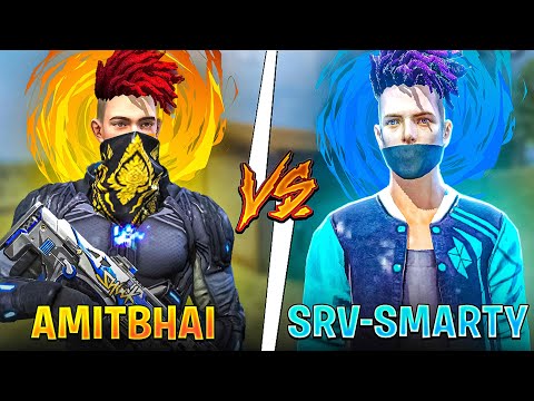 AmitBhai Vs Smarty !! 1v1 Clash Squad With Twist 🔥