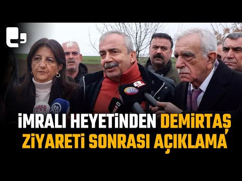 Demirtaş’ın İmralı heyetine mesajı: Süreç 'Demokratikleşme, Barış ve Kardeşlik' sürecidir”