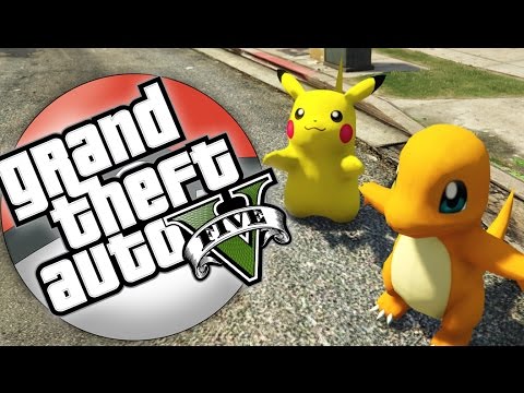 I WANNA BE THE VERY BEST! | GTA 5 Pokemon Go Mod #1