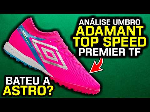 MELHOR que a Umbro ASTRO? - Análise chuteira society Umbro Adamant Top Speed Premier TF