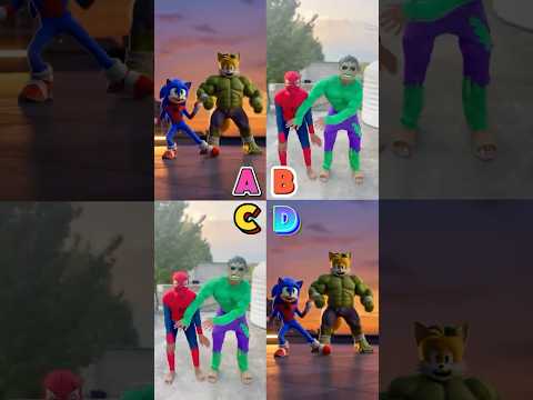 Sonic & Hulk Tails Rooftop TeamUp! 🌆 #funnyshorts #sonicai #sonic Compilation