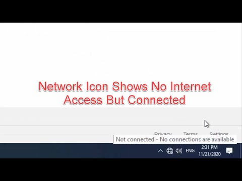 Network icon showing no internet access - Jobs now