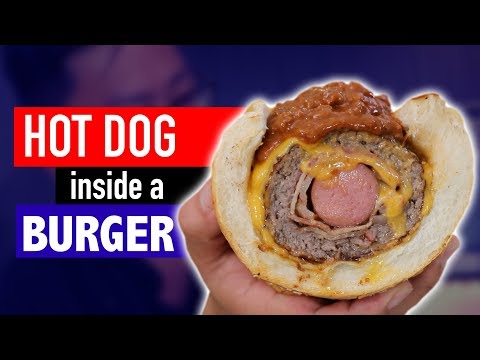 HOT DOG INSIDE A BURGER - VERSUS