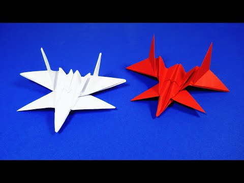 Как сделать самолетик из бумаги  оригами самолетик