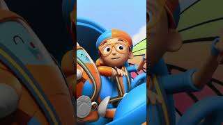 Alarm Snow Burp 🙄❄️ #blippiwonders #shorts