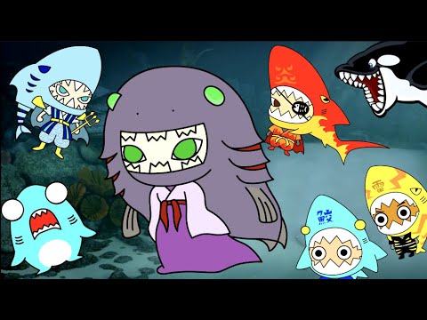 海の生き物競争！誰が一番早いサメ？ラブカとポセイドンと十二支の冒険！