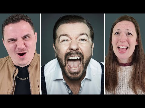 RICKY GERVAIS GOES THERE! 😳 AMERICANS REACT to His MOST CONTROVERSIAL JOKE?!