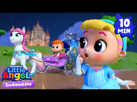 Wah Jill Berubah Menjadi Putri yang Cantik! | Little Angel Indonesia | Kartun dan Lagu Anak Favorit