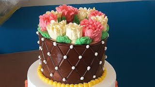 butter cream live cake decoration idea 😋😋 cake recipes video