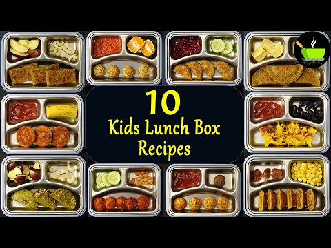 10 Lunch Box Recipes For Kids | Indian Lunch Box Recipes  | Easy And Quick Tiffin Ideas For Kids