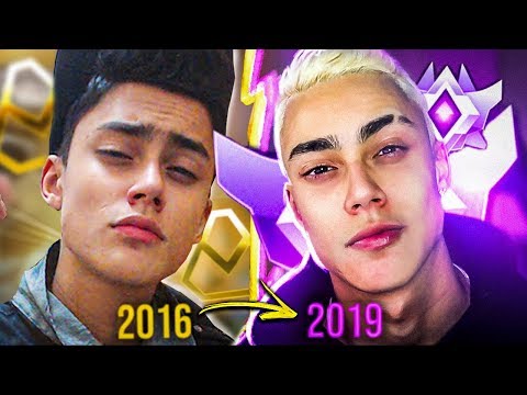 MINHA EVOLUÇÃO NO ROCKET LEAGUE (3 anos em um vídeo)