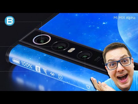 A XIAOMI PERDEU A NOÇÃO! MI MIX ALPHA! TELA pra TODO LADO e CÂMERA de 108MP! SEM LIMITES!