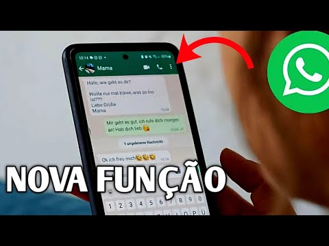 NOVA ATUALIZAÇÃO DO WHATSAPP! Olha uma Nova Função Chegou