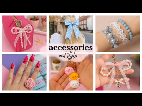 Amazing Diy Projects - Handmade Accessory Ideas - Jewelry, Hair pin, Keychain...