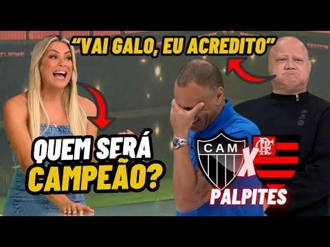 PALPITES ATLÉTICO-MG X FLAMENGO | QUEM SERÁ CAMPEÃO? Renata Fan, Denilson e Ronaldo | JOGO ABERTO