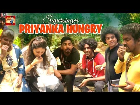 கொலபசியில் பிரியங்கா புடுங்கிதின்ன நிஷா..supersinger priyanka hungry