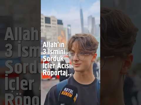 Allah’ın 3 İsmini Sorduk İçler Acısı Röportaj…