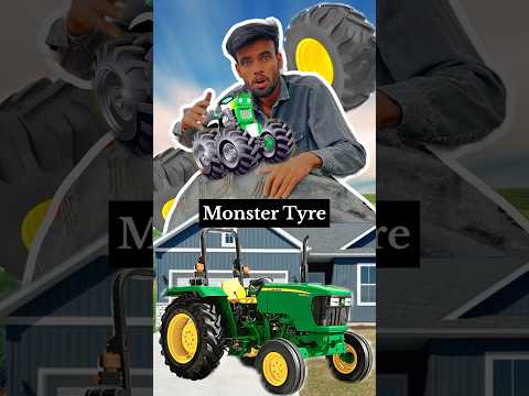 Monster Tyre 🛞🚜 #minivlog #shorts #vlog