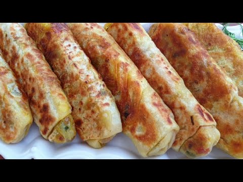 أسهل طريقة لتحضير مسمن معمر  بشكل رائع ومختلف بدون خروج الحشوة سهل لذيذ و بثلاثة كؤوس من الدقيق فقط
