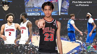 Mavericks vs Pistons Pronostico para el 1 de noviembre 😈🎃