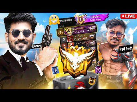 New Rank S48 Grandmaster Top 1 Live Rank Push 😍 #freefire #live #tonmoythebot