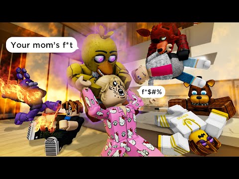 FIVE NIGHTS AT FREDDY'S: HOUSE ON FIRE (ALL FNAF EPISODES) 🧸 Roblox Brookhaven 🏡 RP - Funny Moments