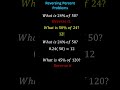 Understanding Reverse Percent Problems
