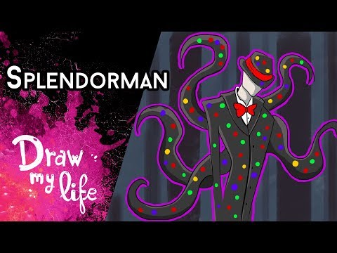 SPLENDORMAN: El HERMANO de SLENDERMAN | Creepypasta Happypasta | Draw My Life