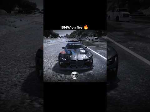 BMW on fire 🔥🔥🔥 speed limit 60 | chingam ke changul se bachna impossible #bmw #fire