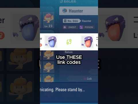 Trade Evolution Link Codes for Pokémon Legends ZA