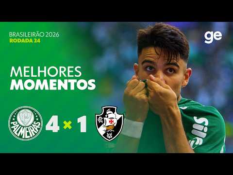 Palmeiras-SP 4 x 1 Vasco da Gama-RJ