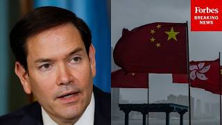 YouTube video thumbnail: Marco Rubio Asked: 'What Prompted The Easing Of Sanctions On Hong Kong?'