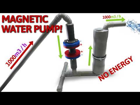 Magnetic Water Pump WORKS WITHOUT ELECTRICITY