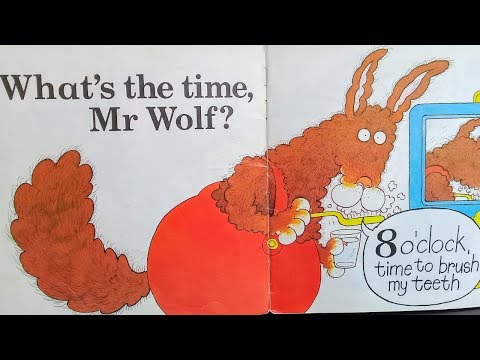Read Aloud - What's The Time Mr. Wolf? - YouTube