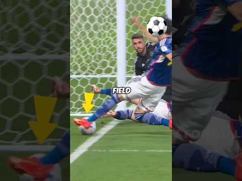 Japan's controversial goal against Spain