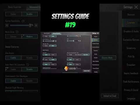 Settings Guide #19 #bgmisettings #bgmicontrols #pubgmsettings #bgmi #pubgmobile #bgmitipsandtricks