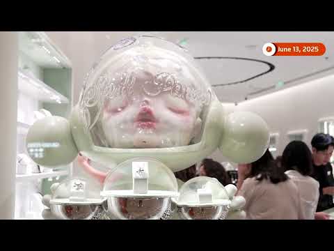 YouTube video thumbnail: Labubu Maker Pop Mart Opens Concept Store With Jewelry