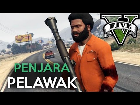GTA 5 Mod - PENJARA PELAWAK !! - Momen Lucu GTA