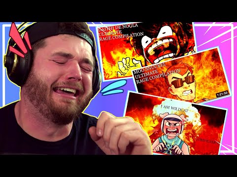 Losing my mind reacting to my friend's RAGE compilations!