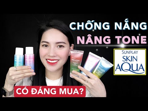 5 Sản phẩm chống nắng NÂNG TONE Sunplay Skin Aqua Tone up UV | [Video có chứa Affiliate Marketing]