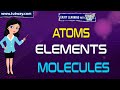 Atoms, Elements, and Molecules Explained