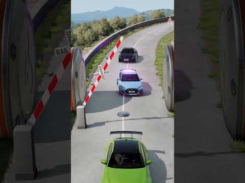 Car Bollard Crush – BeamNG.drive