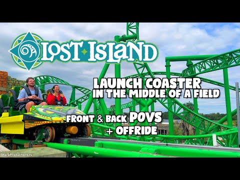Matugani Accelerator Coaster Lost Island Theme Park - Waterloo, Iowa