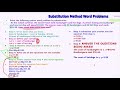 Solving Systems of Equations with Substitution