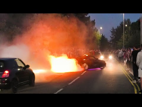 This Got FAR TOO DANGEROUS! - Leaving a Car Meet Gone Bad
