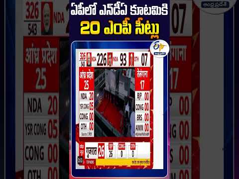 ఏపీలో ఎన్‌డీఏ కూటమికి 20 ఎంపీ సీట్లు | #etvshorts #etvandhrapradesh