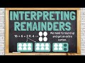 Interpreting Remainders in Division Problems