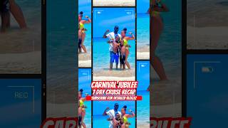 Carnival Jubilee 🚢 7 Day cruise recap | Cruise Vlog #shorts #cruise #familyvlog #travelvlog